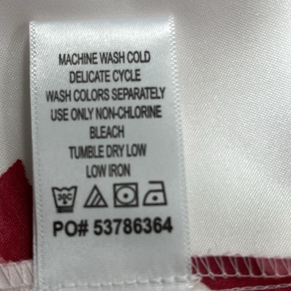 Amoureuse Plus Size 3X Floral 2 Piece Pajama Intimate Sleep Wear Red Women - Picture 9 of 12